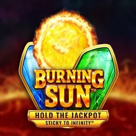 Burning Sun online game logo by Wazdan on casoolascasino.com
