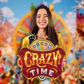 Crazy Time slot icon by Evolution, available at Casoola Casino