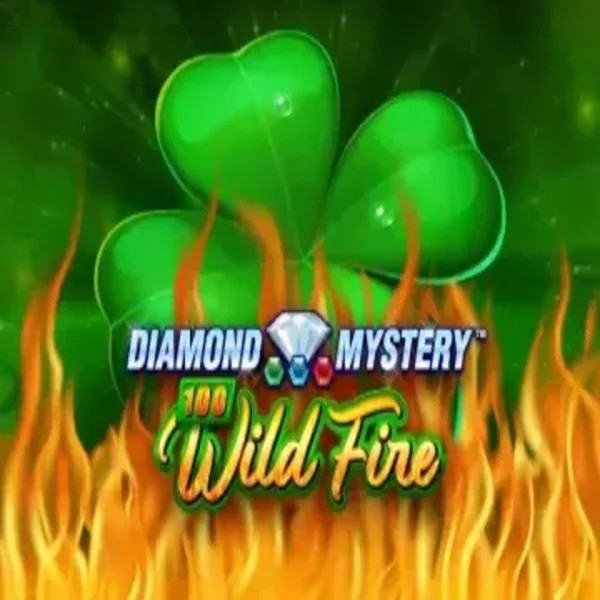 Diamond Mystery 100 Wild Fire slot logo by Greentube at Casoola Casino