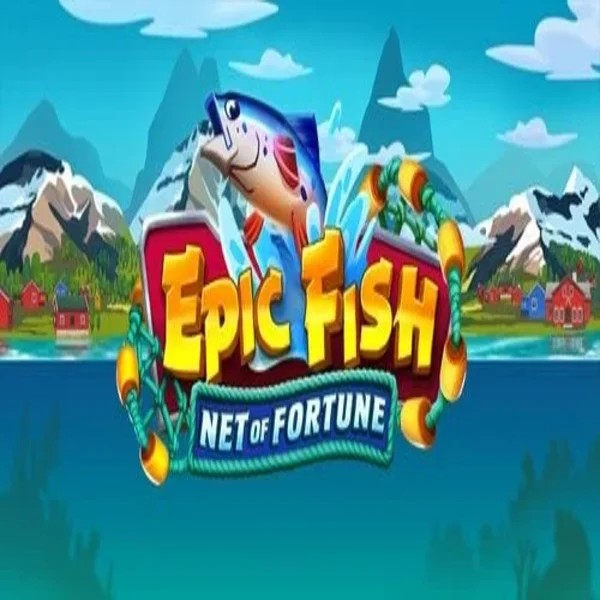 Epic Fish Net of Fortune online game logo by Quickspin on casoolascasino.com